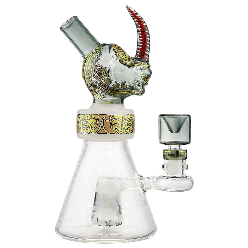 (RIG) 8" RHINO GOLD DECAL - GREY