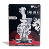 (WATER PIPE) WULF GLASS "ATOM" - CLEAR