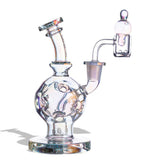 (WATER PIPE) WULF GLASS "ATOM" - FULL COLOR