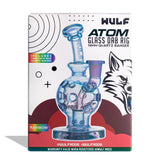 (WATER PIPE) WULF GLASS "ATOM" - FULL COLOR