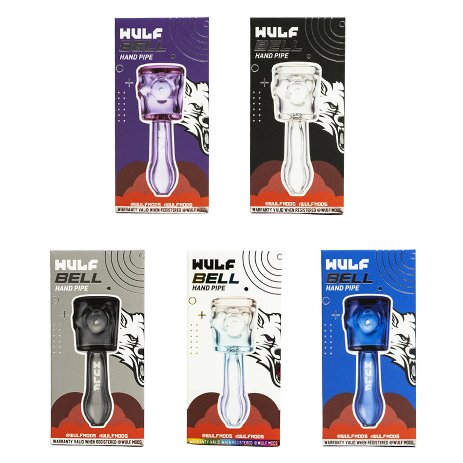 WULF GLASS BELL HAND PIPE