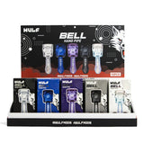 WULF GLASS BELL HAND PIPE