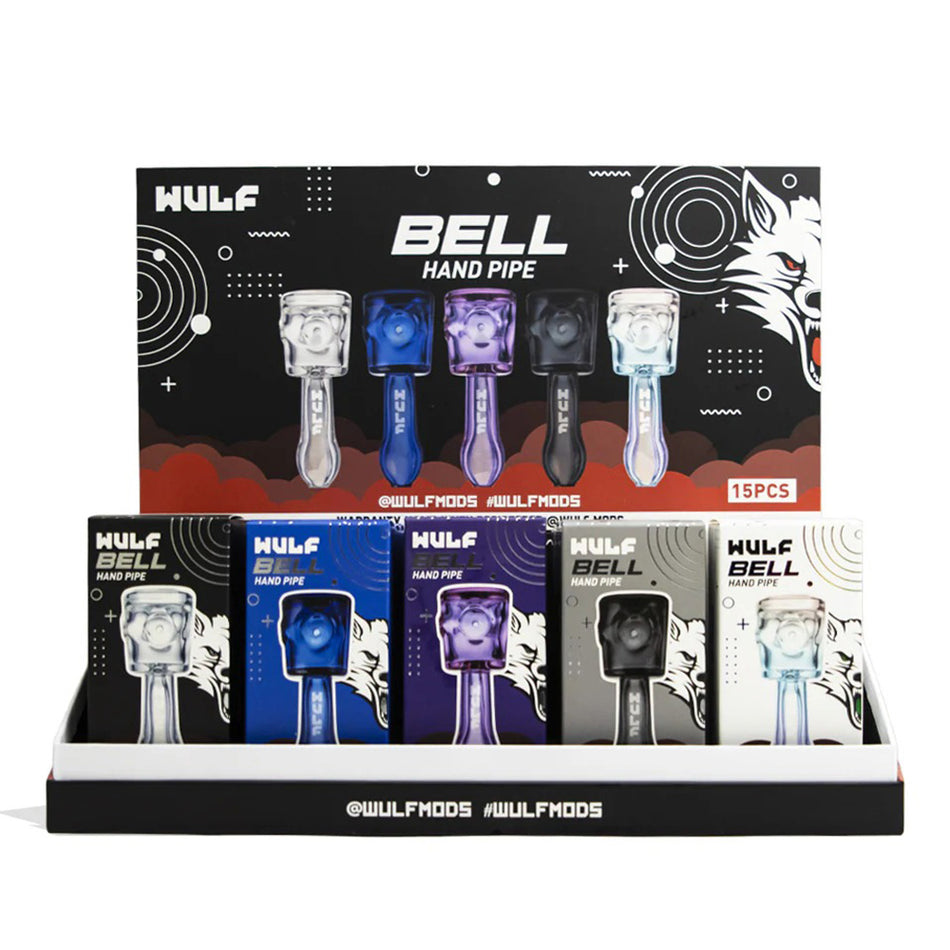 WULF GLASS BELL HAND PIPE