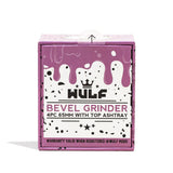 (GRINDER) WULF BEVEL 4PC 65mm TOP ASHTRAY - PINK BLACK SPLATTER