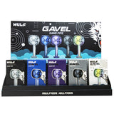 WULF GLASS GAVEL HAND PIPE 15CT