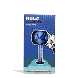 WULF GLASS GAVEL HAND PIPE - BLUE