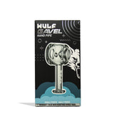 WULF GLASS GAVEL HAND PIPE - CLEAR