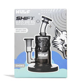 (WATER PIPE) WULF GLASS DAB RIG "SHIFT" - SMOKE