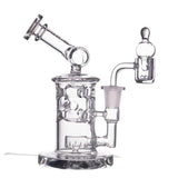 (WATER PIPE) WULF GLASS "TYDE" - CLEAR