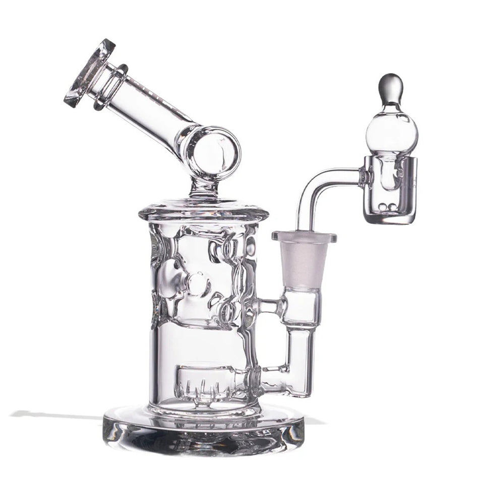 (WATER PIPE) WULF GLASS "TYDE" - CLEAR