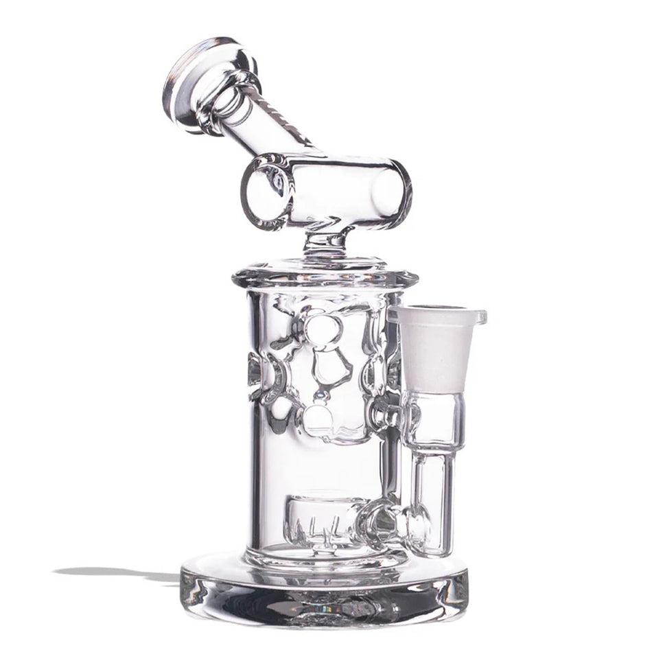 (WATER PIPE) WULF GLASS "TYDE" - CLEAR