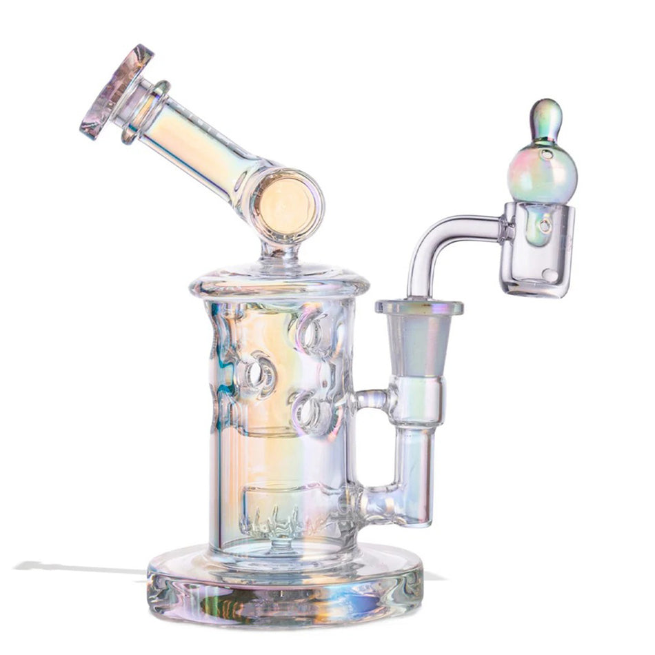 (WATER PIPE) WULF GLASS "TYDE" - RAINBOW