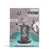 (WATER PIPE) WULF GLASS "TYDE" - SMOKE
