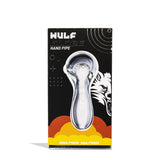 WULF GLASS GLOBE HAND PIPE - CLEAR