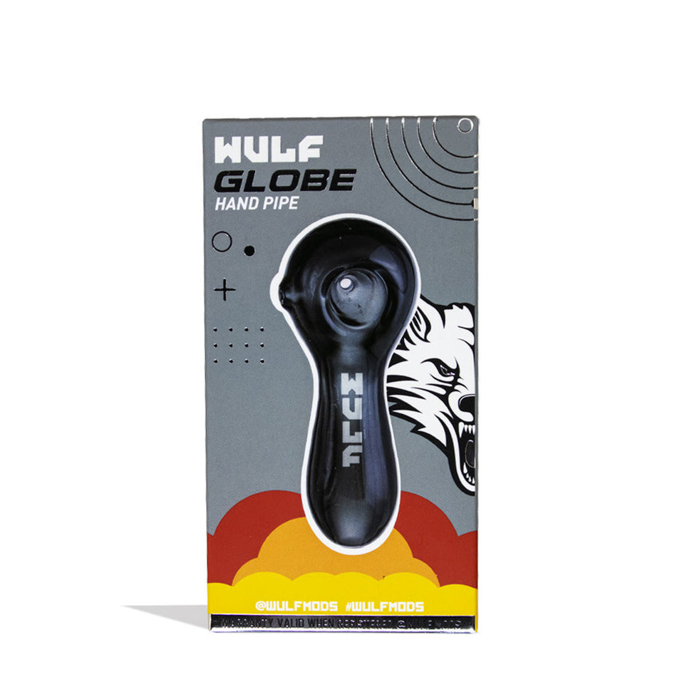 WULF GLASS GLOBE HAND PIPE - SMOKE