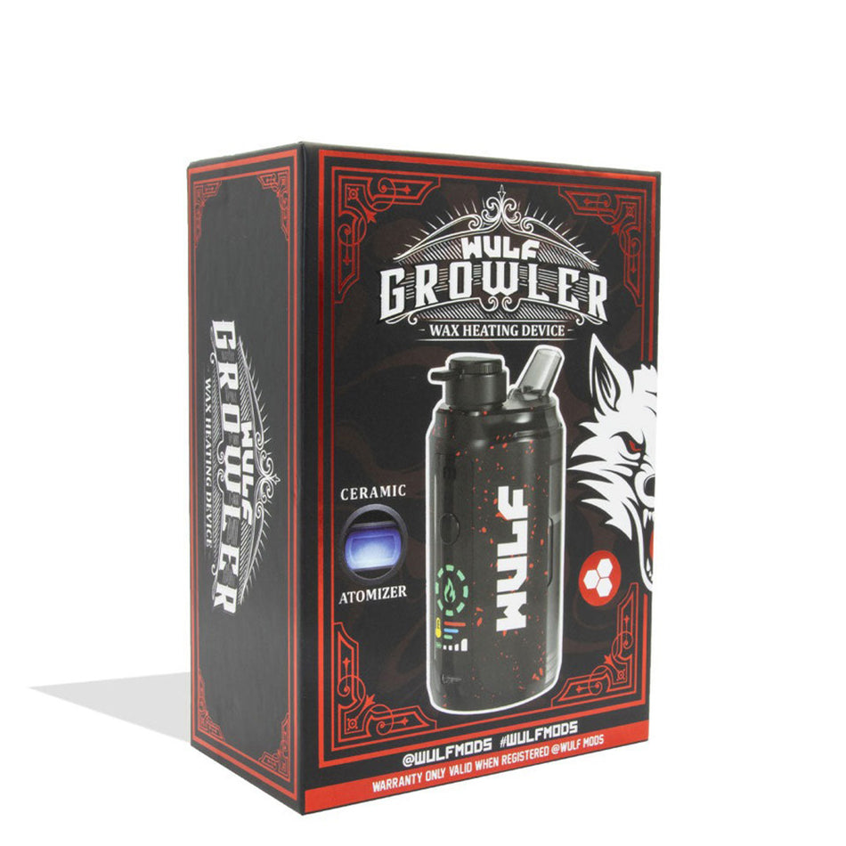 (E-RIG) WULF GROWLER ELECTONIC DAB RIG - BLACK RED SPATTER