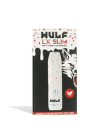 (DRY VAPORIZER) WULF MOD LX SLIM - WHITE RED SPATTER