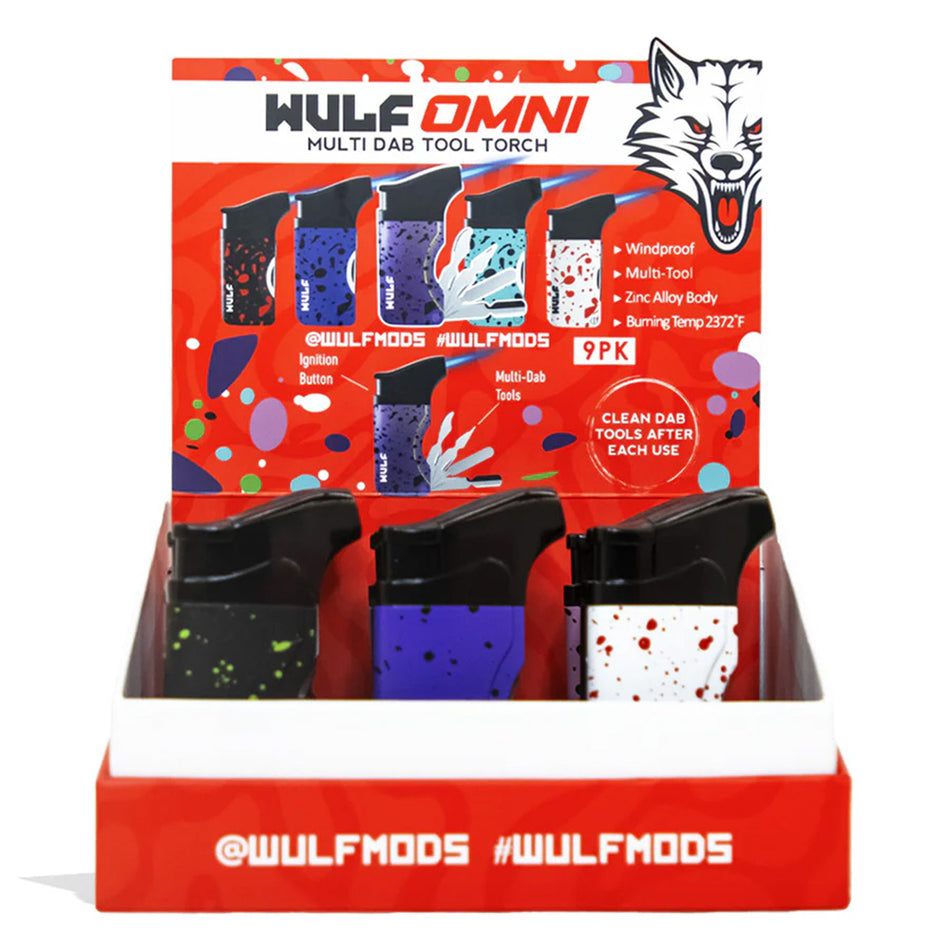 (TORCH SET) WULF OMNI MULTI DAB TOOL 9CT - ASSORTED