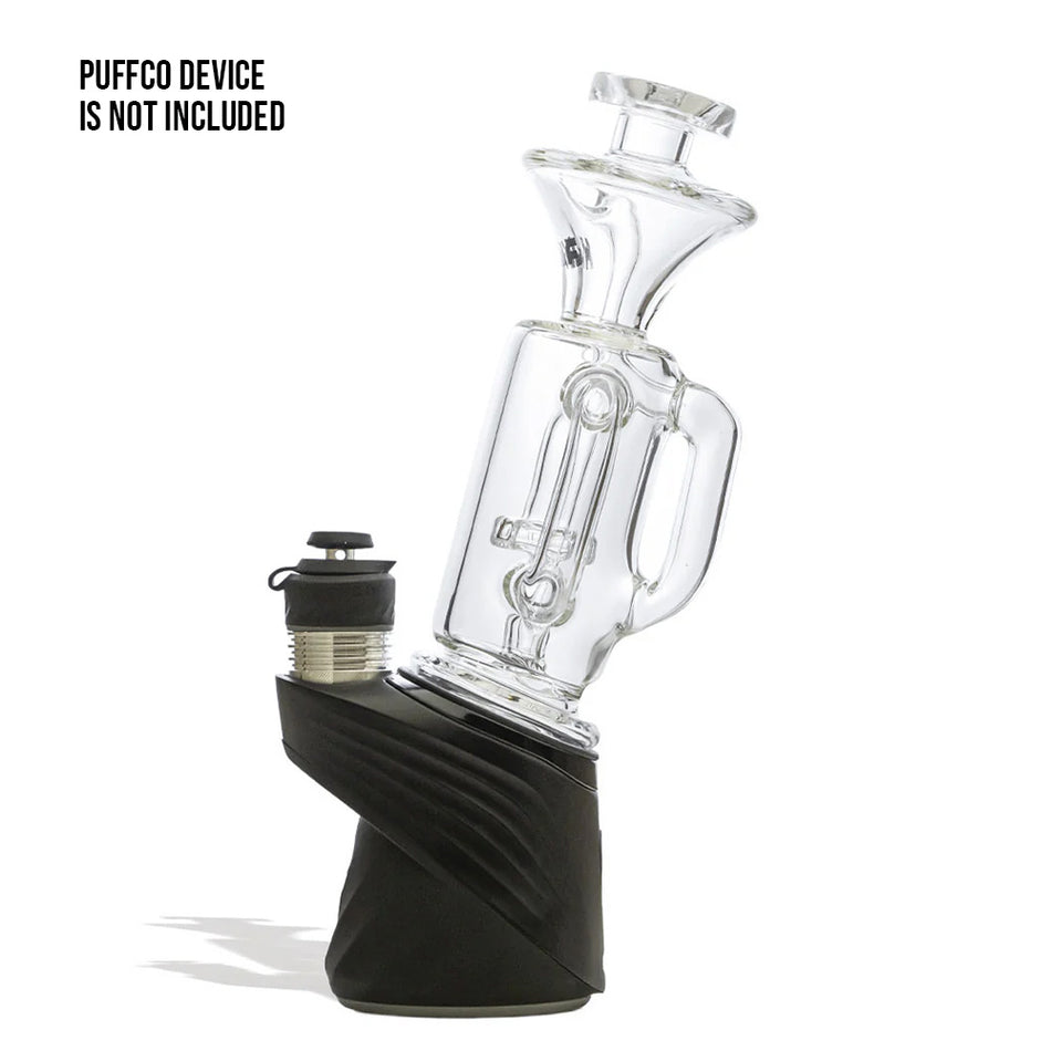 (PUFFCO) WULF GLASS PUFFCO PEAK TOP "QUAKE" - PURPLE