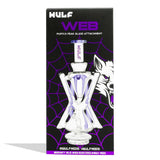 (PUFFCO) WULF GLASS PUFFCO PEAK TOP "WEB" - PURPLE