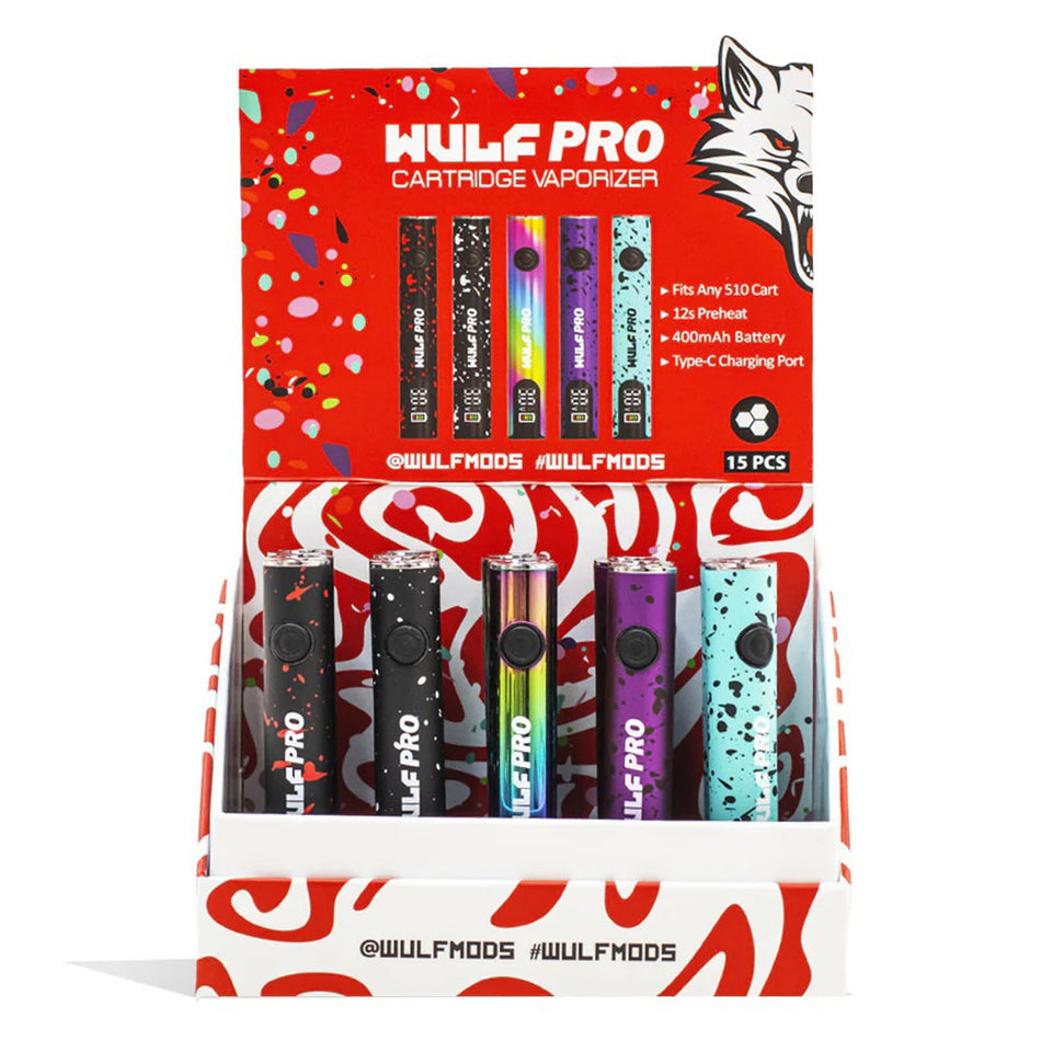 (BATTERY) WULF PRO 510 BATTERY 15CT - ASSORTED COLOR