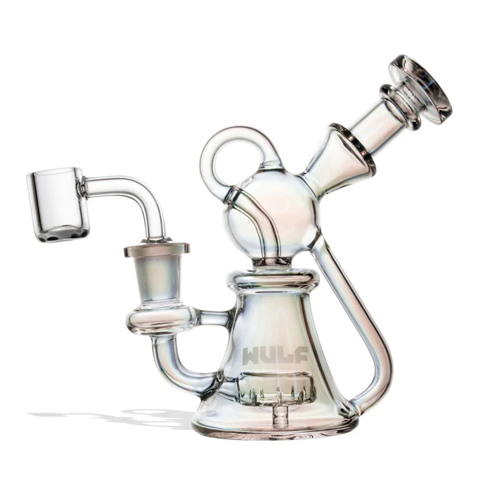 (WATER PIPE) WULF GLASS DAB RIG "REVO" - FULL COLOR