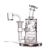 (WATER PIPE) WULF GLASS "SHIFT" - CLEAR