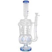 (WATER PIPE) 15.5" MULTI PERC LOOKAH STYLE - BLUE