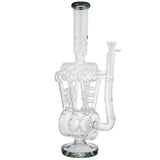 (WATER PIPE) 15.5" MULTI PERC LOOKAH STYLE - TEAL