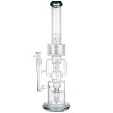 (WATER PIPE) 20" BEAKER WITH PERCS 7mm THICK - GREY