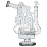 (WATER PIPE) 11" MICROSCOPE BIG DRUM LOOKAH STYLE - GREY