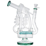 (WATER PIPE) 11" MICROSCOPE BIG DRUM LOOKAH STYLE - TEAL