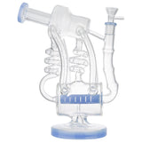 (WATER PIPE) 11" MICROSCOPE BIG DRUM LOOKAH STYLE - JADE BLUE