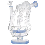 (WATER PIPE) 11" MICROSCOPE BIG DRUM LOOKAH STYLE - JADE BLUE