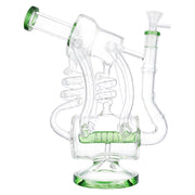 (WATER PIPE) 11" MICROSCOPE BIG DRUM LOOKAH STYLE - GREEN