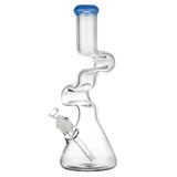 (WATER PIPE) 15" ZONG 9MM THICK - JADE BLUE