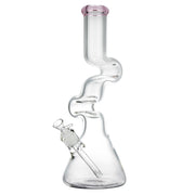 (WATER PIPE) 15" ZONG 9MM THICK - PINK
