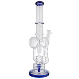 (WATER PIPE) 19" DOUBLE WHEEL LOOKAH STYLE - BLUE