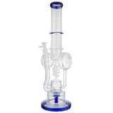 (WATER PIPE) 19" DOUBLE WHEEL LOOKAH STYLE - BLUE