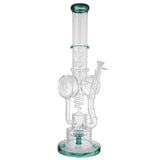 (WATER PIPE) 19" DOUBLE WHEEL LOOKAH STYLE - DARK GREEN