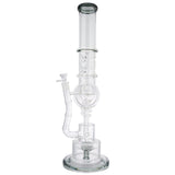 (WATER PIPE) 19" DOUBLE WHEEL LOOKAH STYLE - GREY