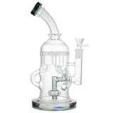 (WATER PIPE) 11" LOOKAH STYLE SCIENTIFIC TRIPLE PUMP PERC - GREY