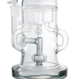 (WATER PIPE) 11" LOOKAH STYLE SCIENTIFIC TRIPLE PUMP PERC - GREY