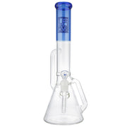 (WATER PIPE) 17" KRAVE DOUBLE HAND GRIP RECYCLING BEAKER - BLUE