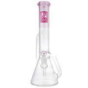 (WATER PIPE) 17" KRAVE DOUBLE HAND GRIP RECYCLING BEAKER - PINK