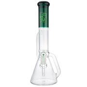 (WATER PIPE) 17" KRAVE DOUBLE HAND GRIP RECYCLING BEAKER - TEAL