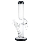 (WATER PIPE) 14" STRAIGHT ZONG 9mm THICK - BLACK