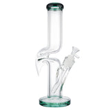 (WATER PIPE) 14" STRAIGHT ZONG 9mm THICK - DARK GREEN