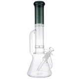 (WATER PIPE) 17" DOUBLE HAND GRIP AND PERC - GREY