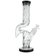 (WATER PIPE) 14" TWISTED BODY ZONG - BLACK